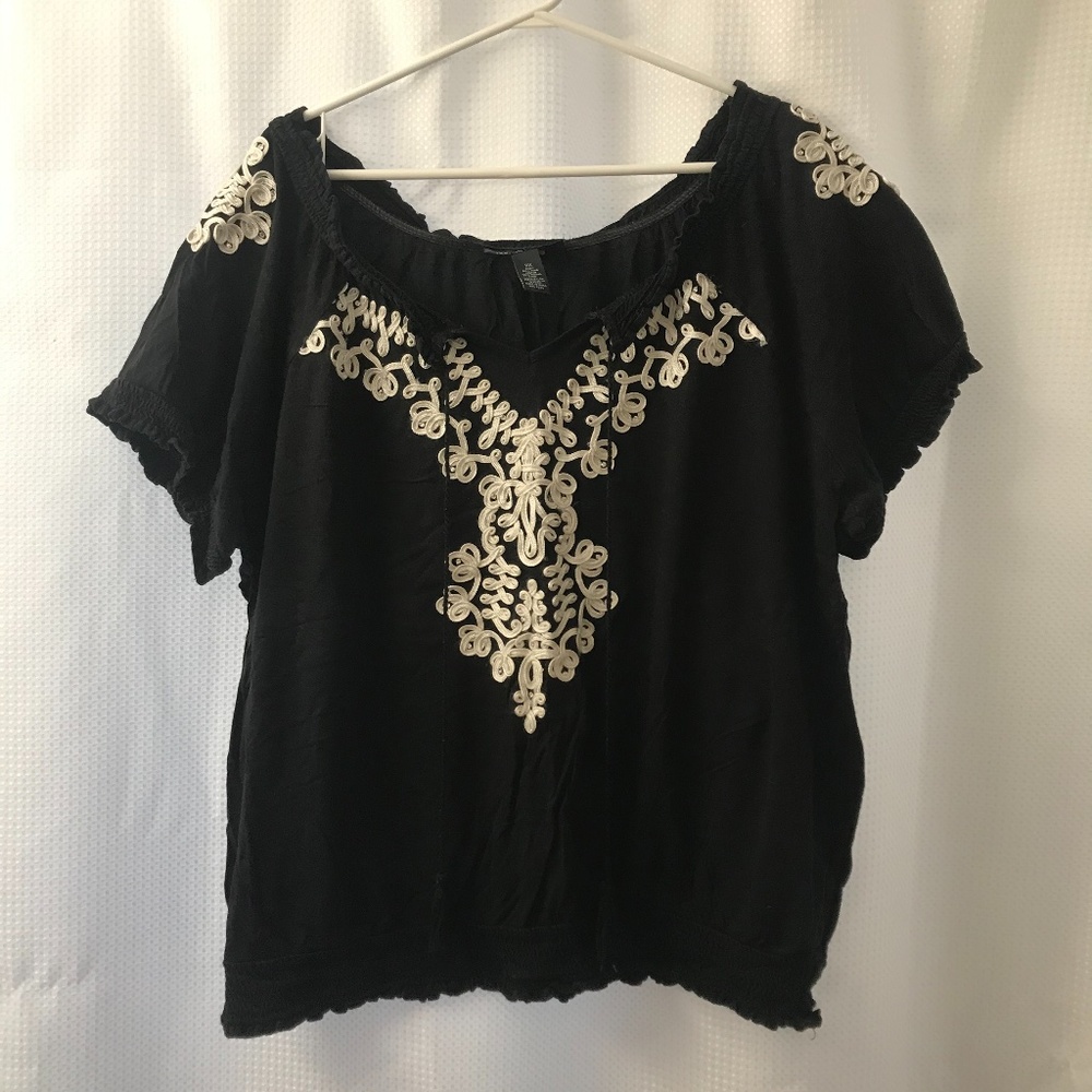 INC Ribbon-decorated Blouse